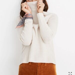 Madewell Inland Turtleneck Sweater in Coziest Yarn